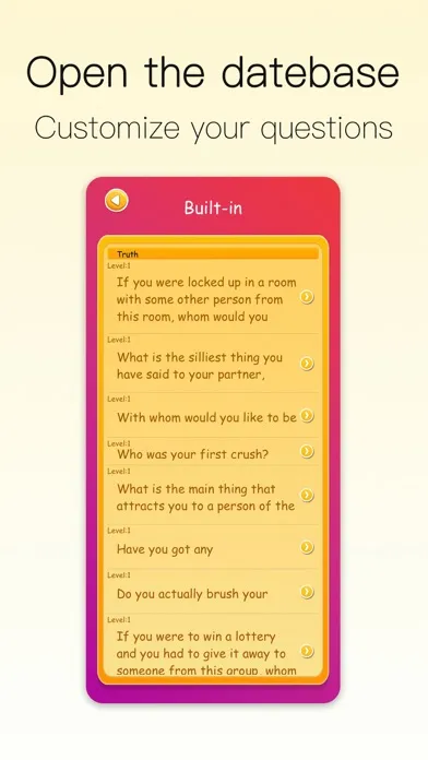 Ảnh chụp màn hình của Truth or Dare Lite !