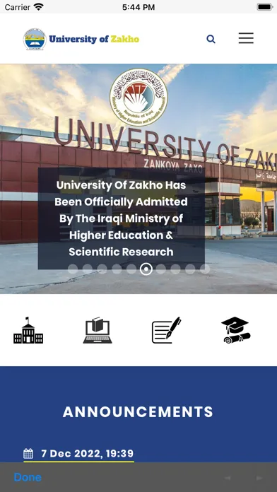 Captures d'écran de Career Development Center UOZ