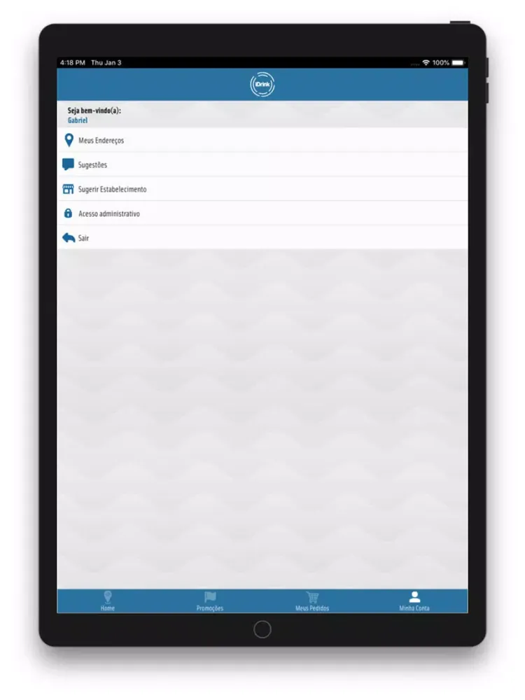 Скриншоты iDrink - Aplicativo Delivery iPad 