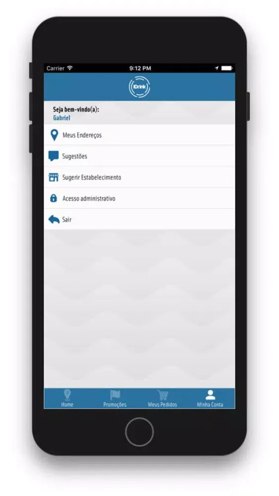 Скриншоты iDrink - Aplicativo Delivery