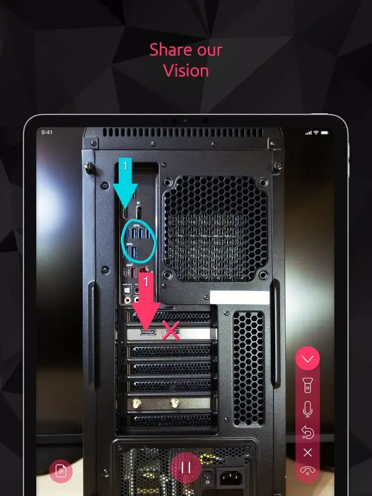 RemotePC Vision iPad  スクリーンショット