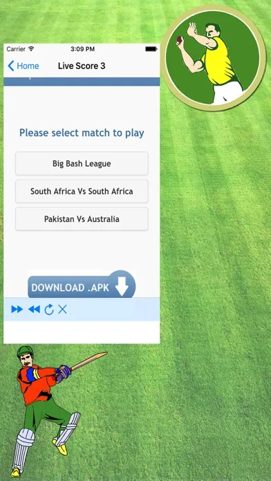 Screenshot di Live Cricket TV & Live Cricket Score Updare