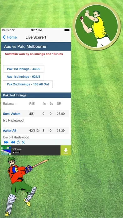 Screenshot di Live Cricket TV & Live Cricket Score Updare