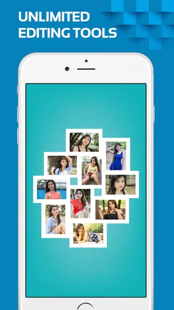 Photo Collage Maker and Editor - Create Awesome Photo Montage with Collage Frames Ekran Görüntüleri