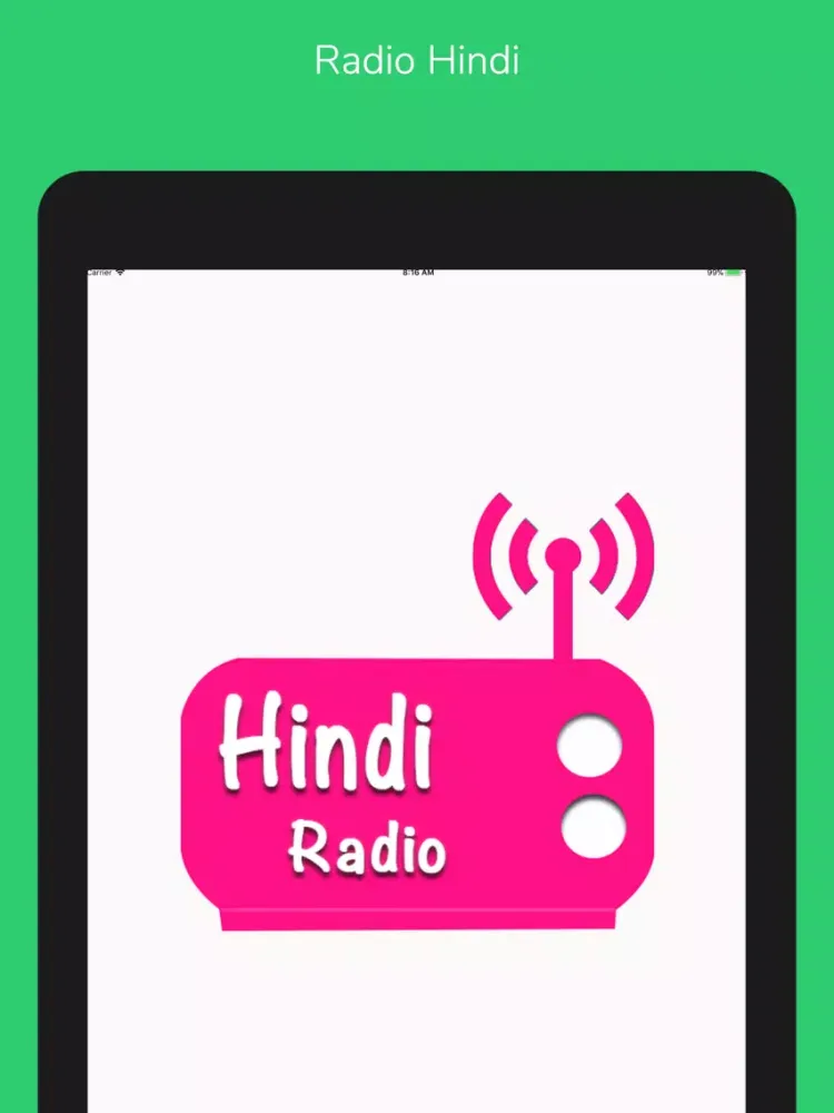 Ảnh chụp màn hình của Radio Hindi: Online FM iPad 