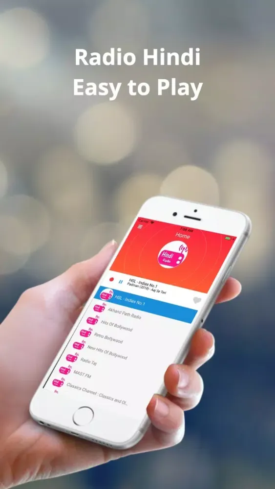 Ảnh chụp màn hình của Radio Hindi: Online FM
