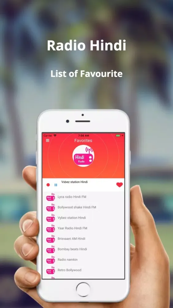 Ảnh chụp màn hình của Radio Hindi: Online FM