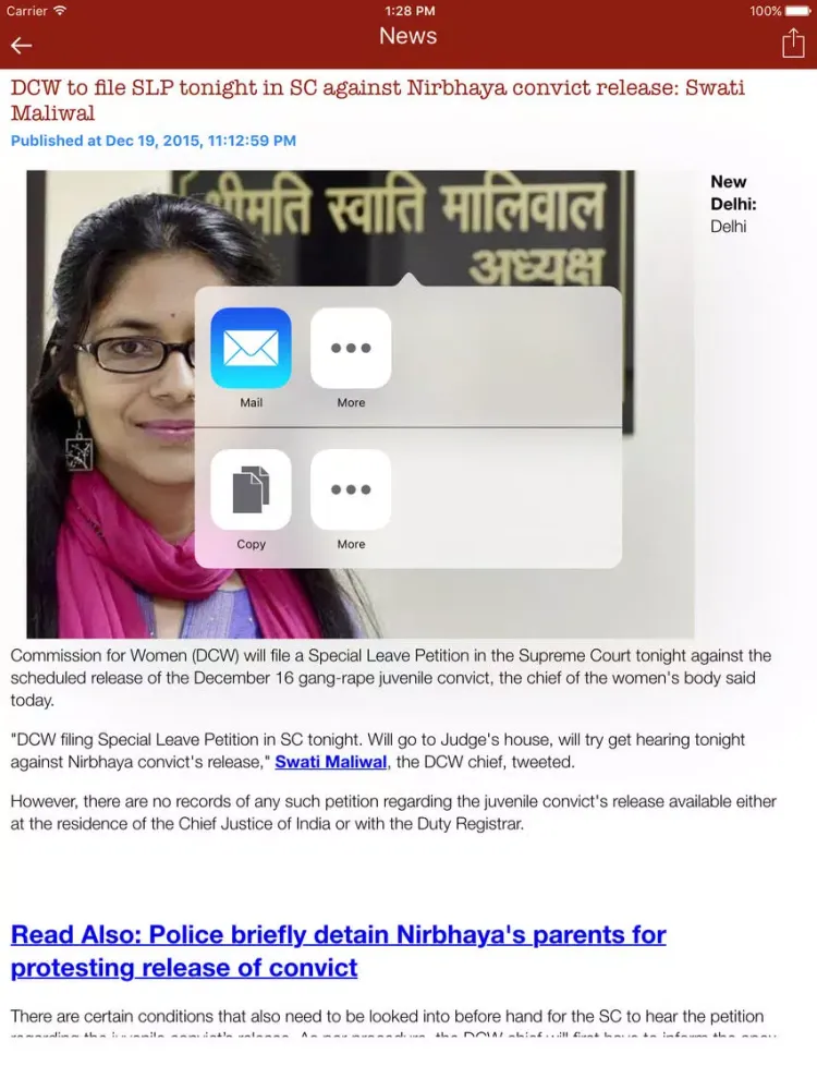 Indian Tv News Live Update iPad  スクリーンショット