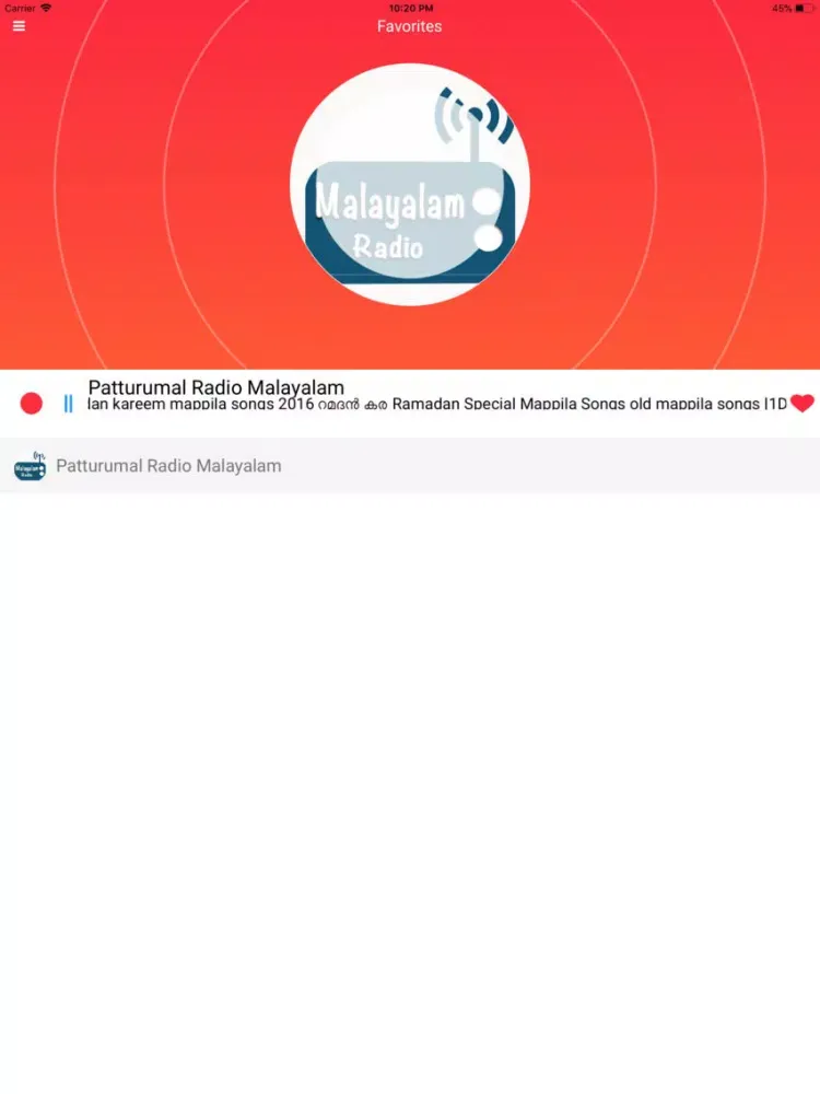تصاویر Radio Malayalam: Online FM iPad 