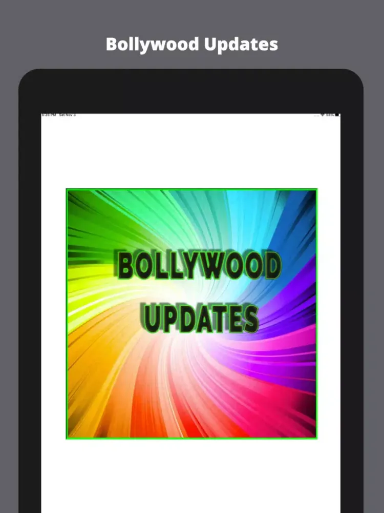 Bollywood: Daily Updates iPad 应用截图