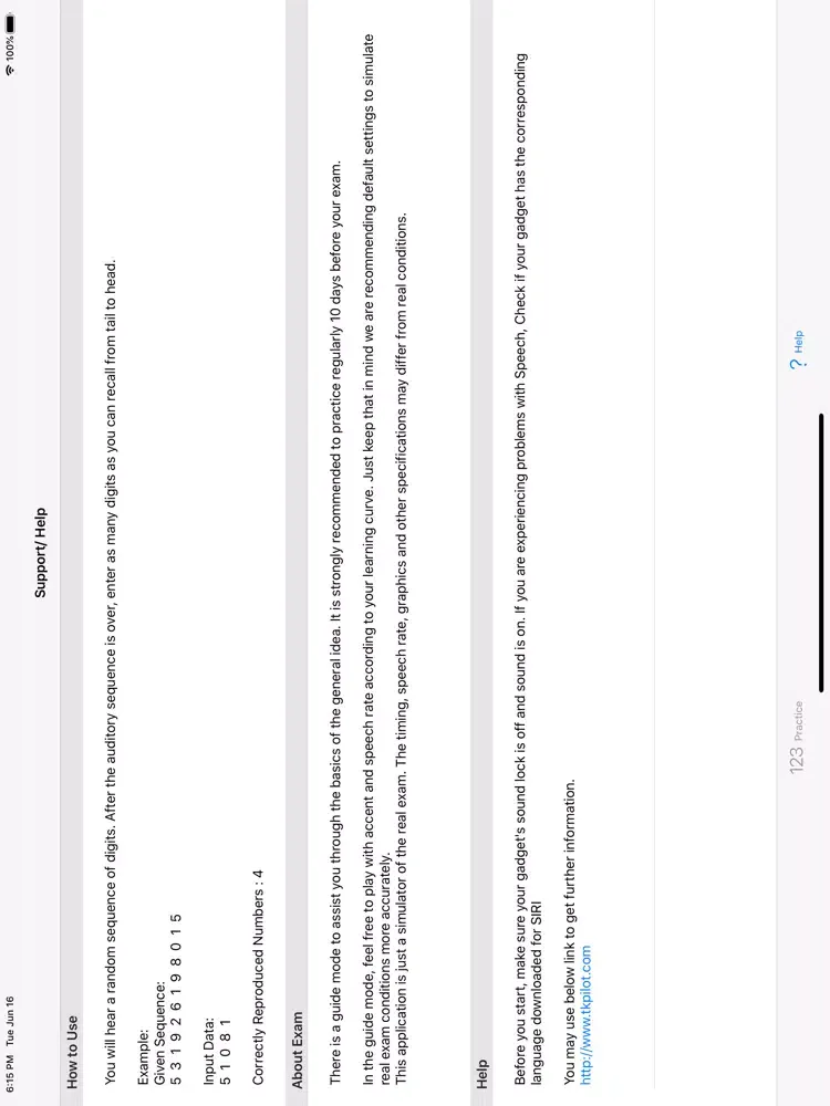 DLR RMS iPad  Screenshots