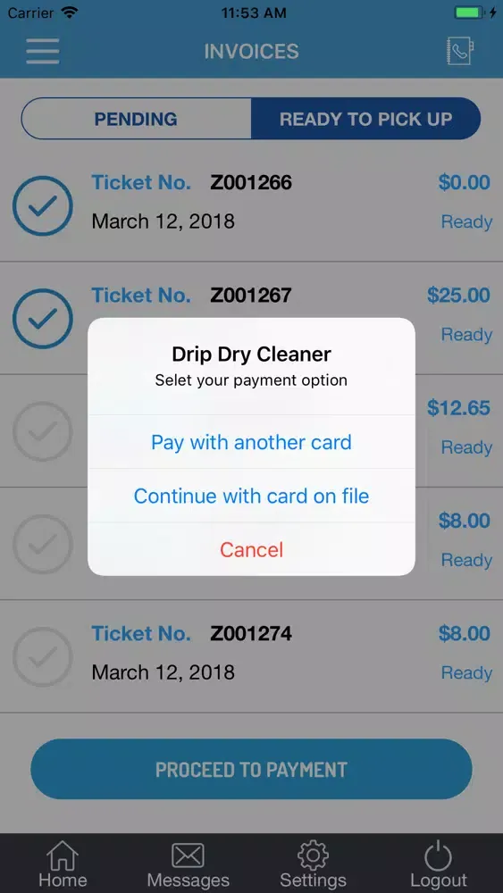 Скриншоты Drip Dry Cleaner