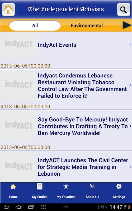 IndyAct Screenshots