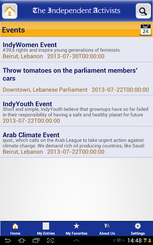 IndyAct Screenshots