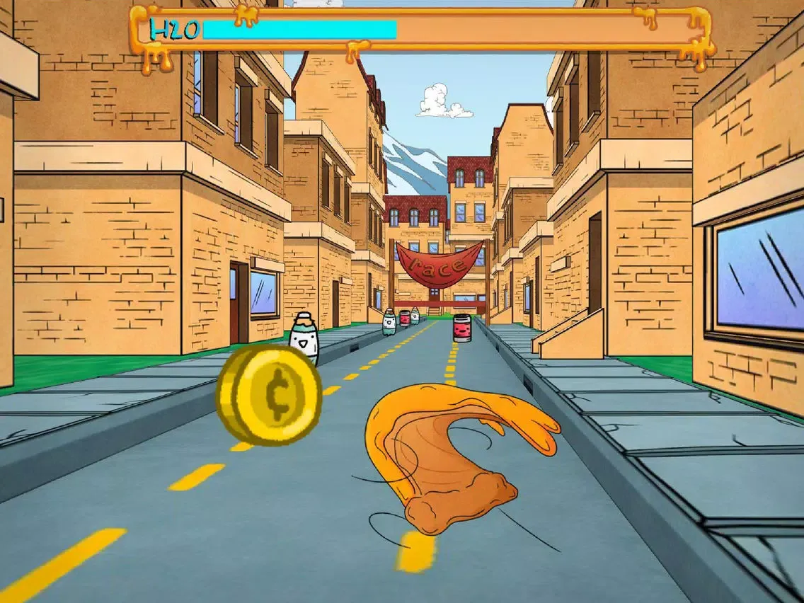 Tangkapan skrin Richard Pizza's Hungry Games iPad 