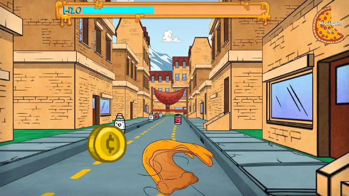 Tangkapan skrin Richard Pizza's Hungry Games