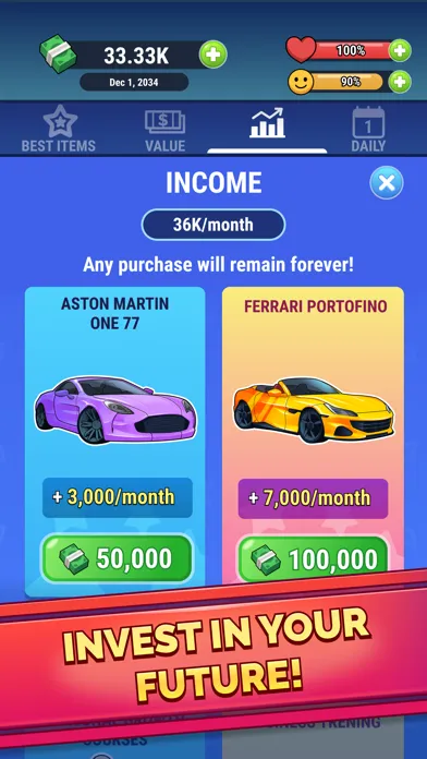 Rich Inc. Idle Life Sim Empire 스크린샷