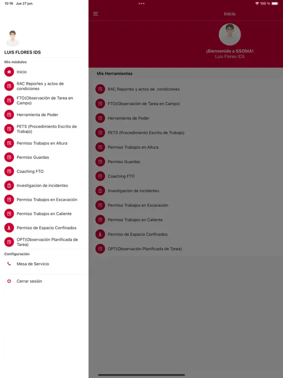 SSOMA (SaaS) iPad  Screenshots