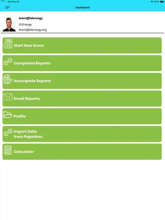 I.D. Energy Home Energy Score iPad 應用截圖