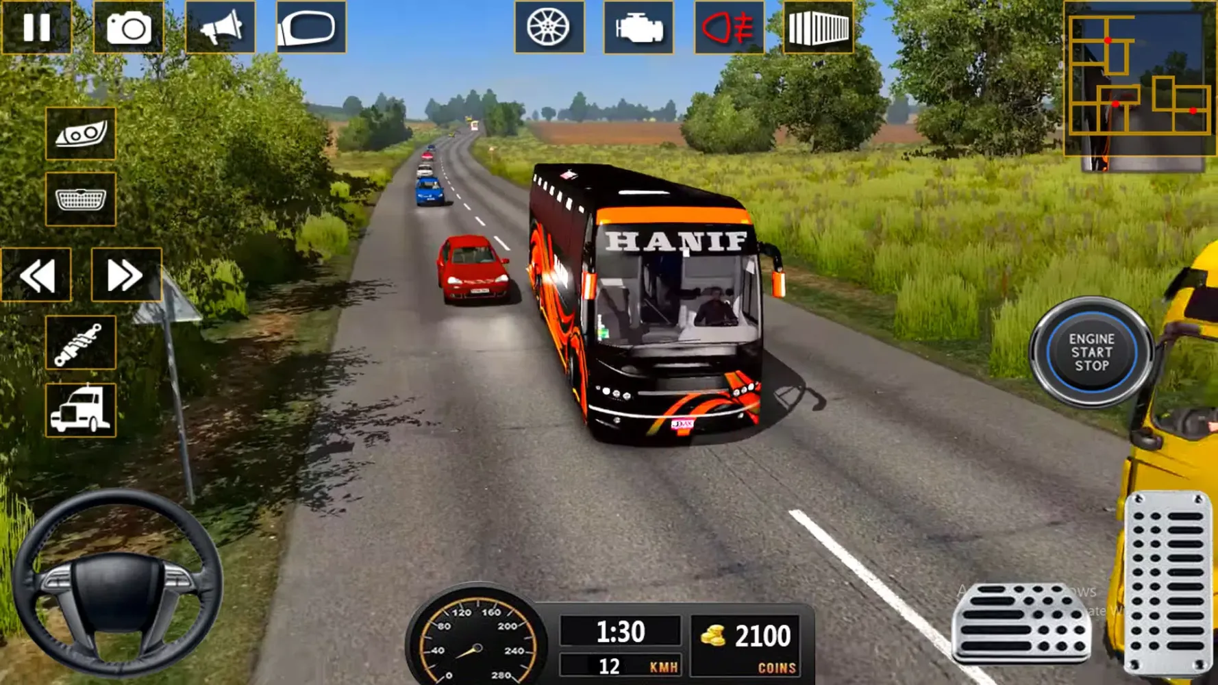 Bus Driving Coach Bus Sim 3D 스크린샷