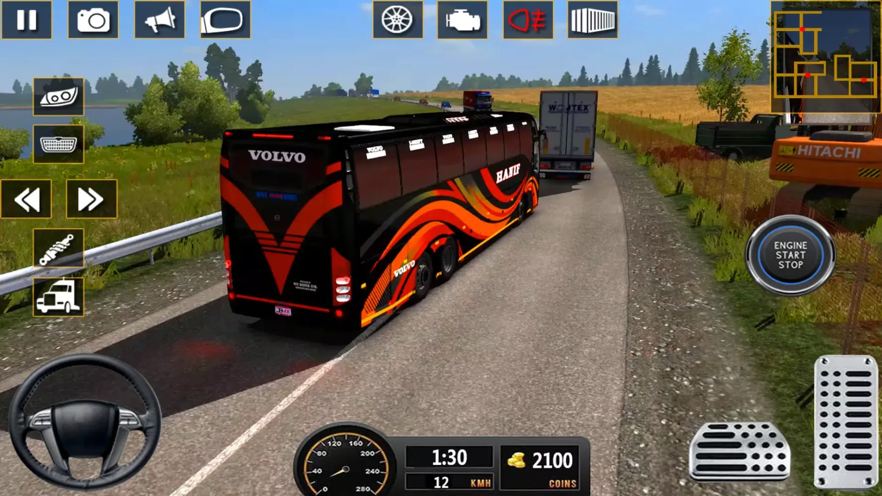 Bus Driving Coach Bus Sim 3D 스크린샷