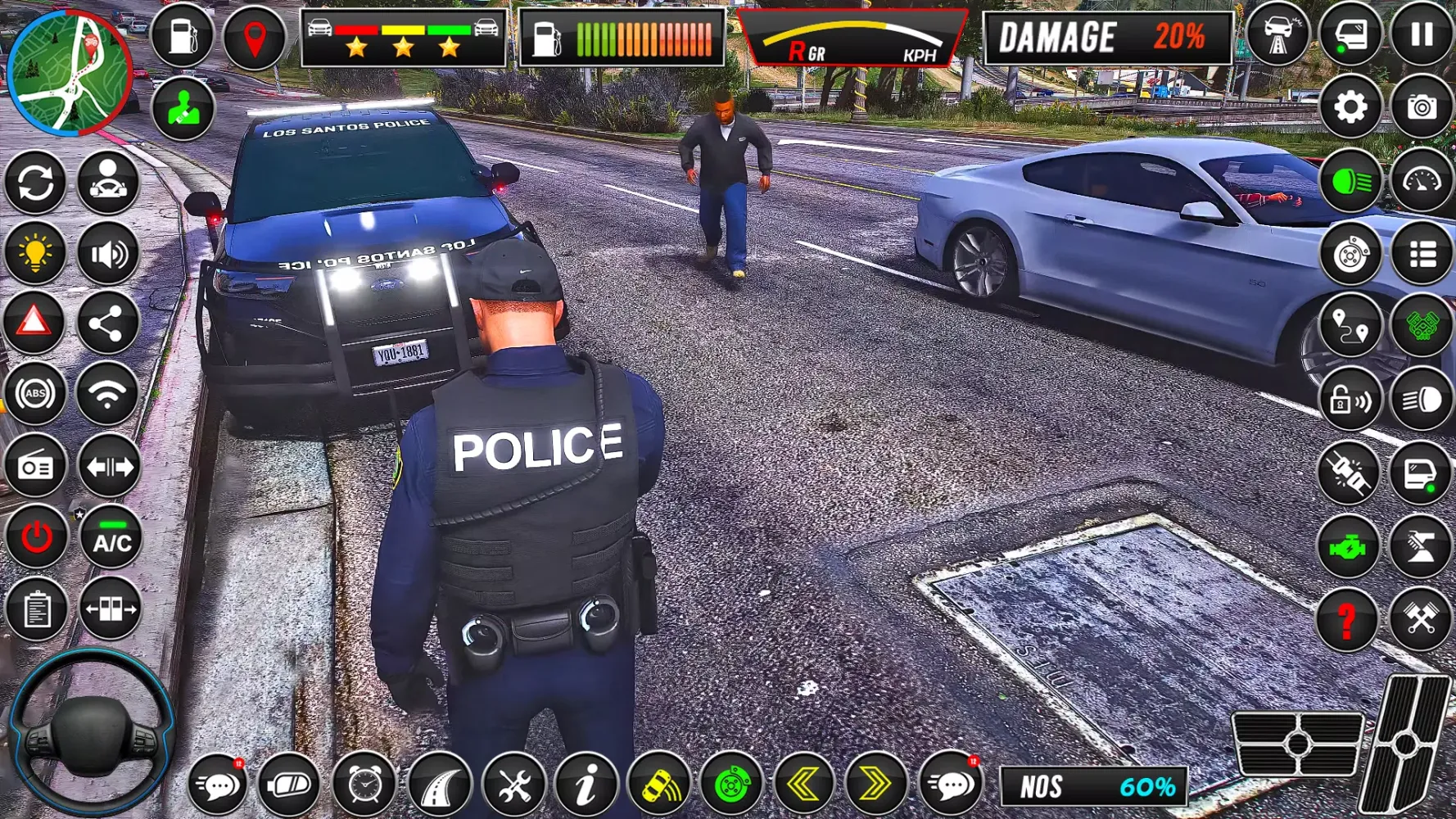 Capturas de pantalla de Police Car Sim Cop Game 2025