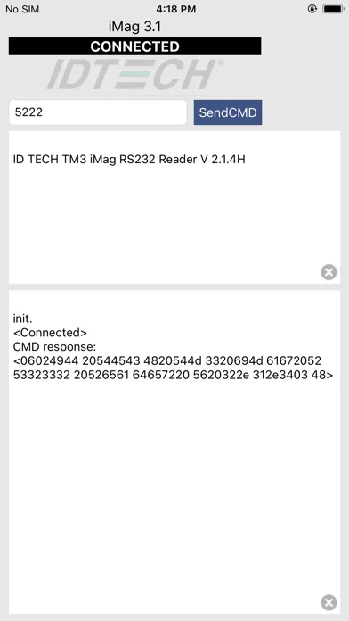 ID TECH iMag Reader Pro Ekran Görüntüleri