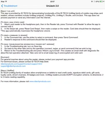 ID TECH UniJack iPad  Screenshots