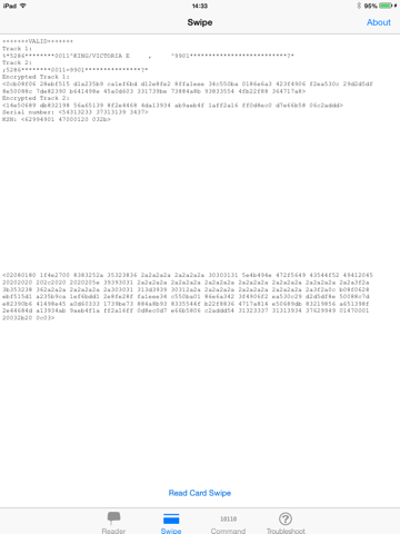 Zrzuty ekranu ID TECH uniMag Reader iPad 