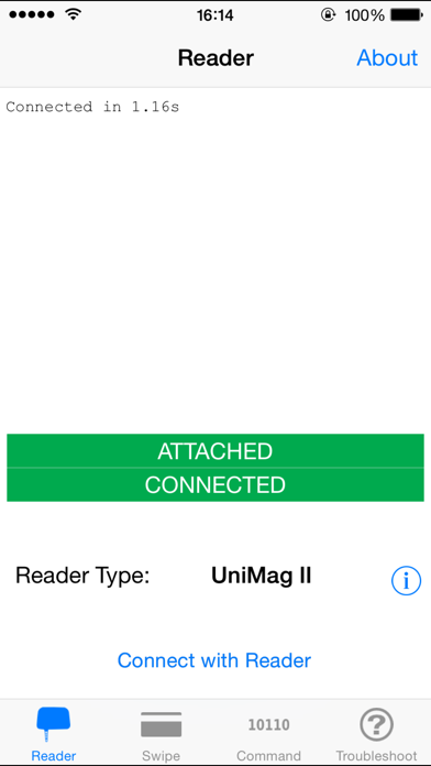 Zrzuty ekranu ID TECH uniMag Reader