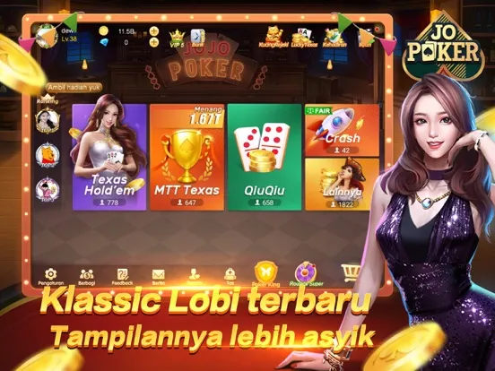 Captures d'écran de JOJO Texas Gaple QiuQiu Slots iPad 
