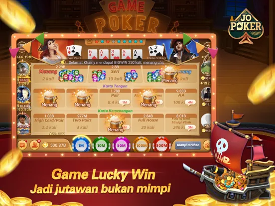 Captures d'écran de JOJO Texas Gaple QiuQiu Slots iPad 