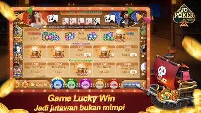 Captures d'écran de JOJO Texas Gaple QiuQiu Slots