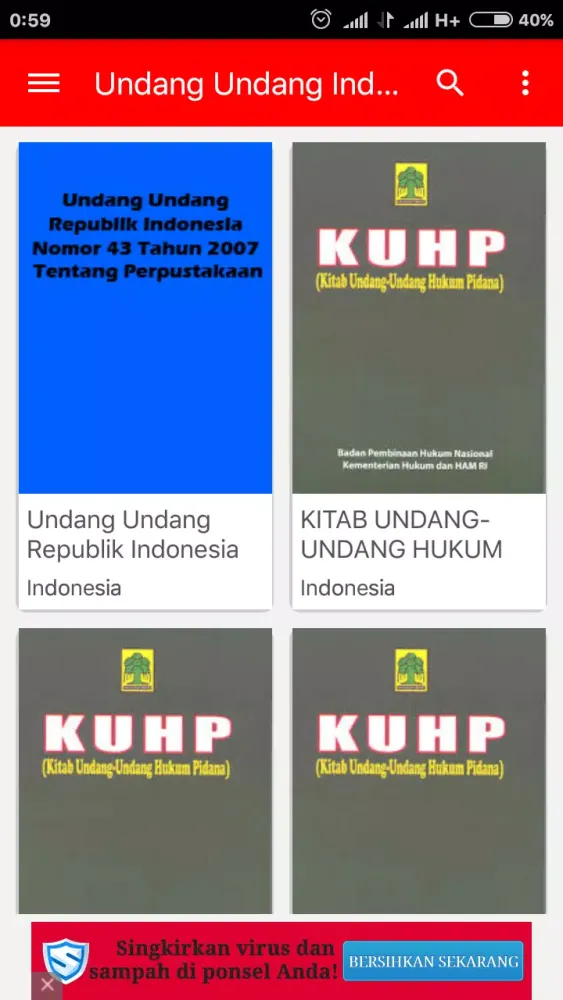 Undang Undang Indonesia Screenshots