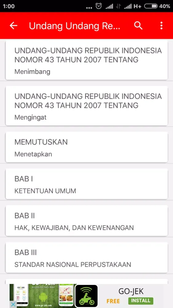 Undang Undang Indonesia Screenshots