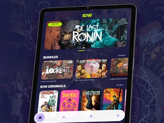 IDW Digital Comics Experience iPad  Ekran Görüntüleri