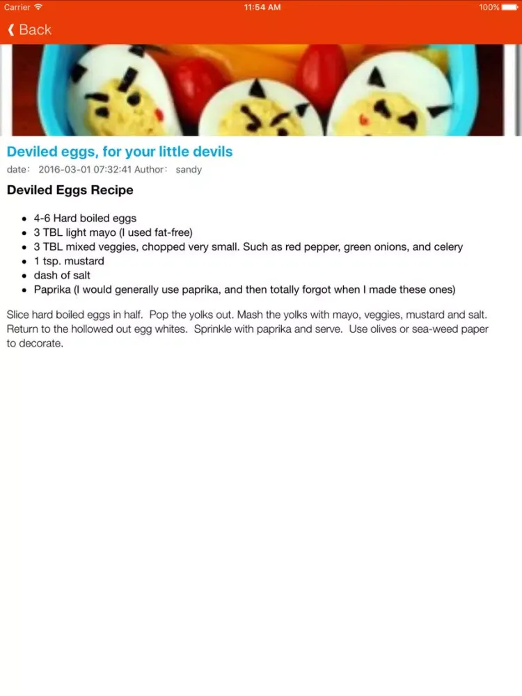 Capturas de tela do Kids' Love Menu Guide to Your Family - Kids Eat Everything iPad 