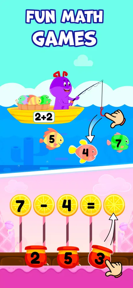 Capturas de pantalla de Addition and Subtraction Games