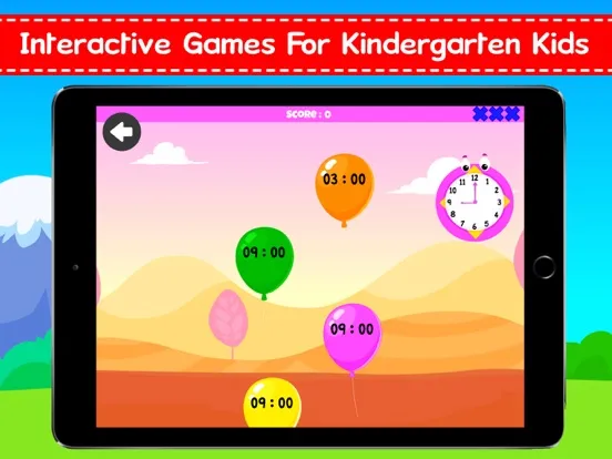 Ảnh chụp màn hình của Telling Time For Kids + Clock iPad 
