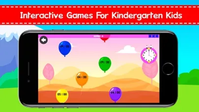 Ảnh chụp màn hình của Telling Time For Kids + Clock