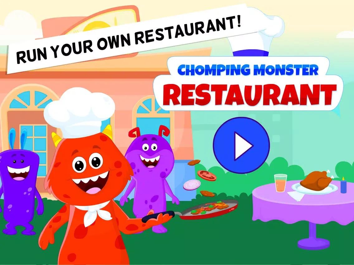My Monster Town: Cooking Games iPad  Ekran Görüntüleri