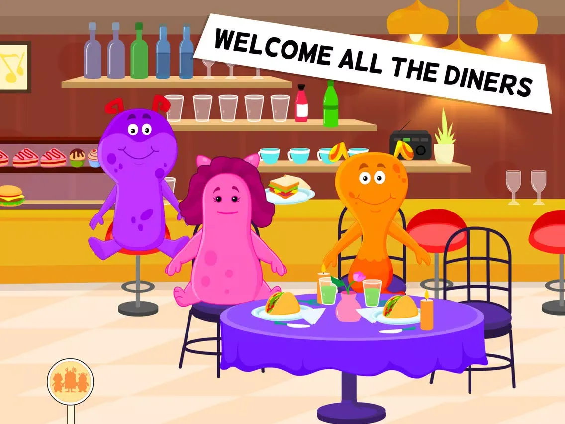 My Monster Town: Cooking Games iPad  Ekran Görüntüleri