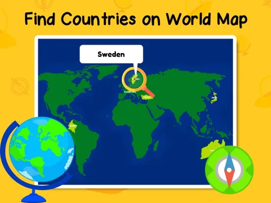 Capturas de pantalla de Geography Games for Kids iPad 