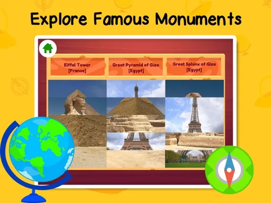 Capturas de pantalla de Geography Games for Kids iPad 