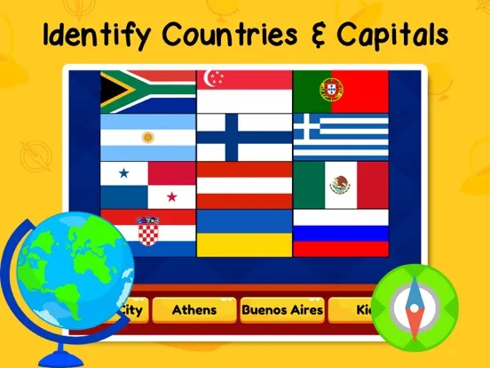 Capturas de pantalla de Geography Games for Kids iPad 