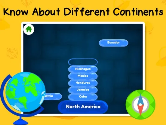 Capturas de pantalla de Geography Games for Kids iPad 