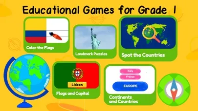 Capturas de pantalla de Geography Games for Kids
