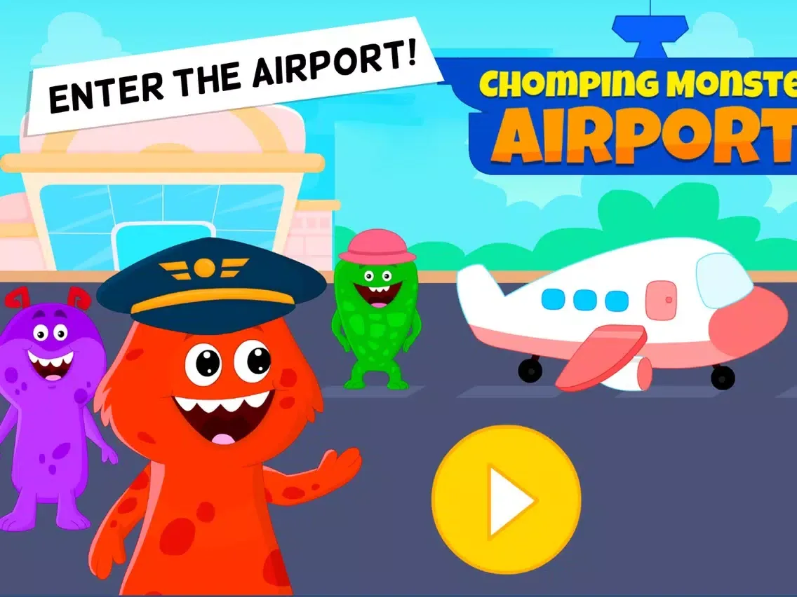 Capturas de tela do My Monster Town: Airport Game iPad 