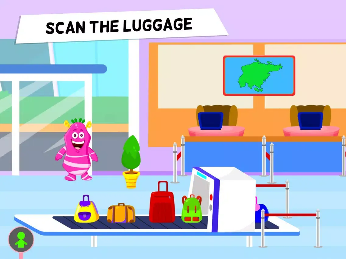 Capturas de tela do My Monster Town: Airport Game iPad 