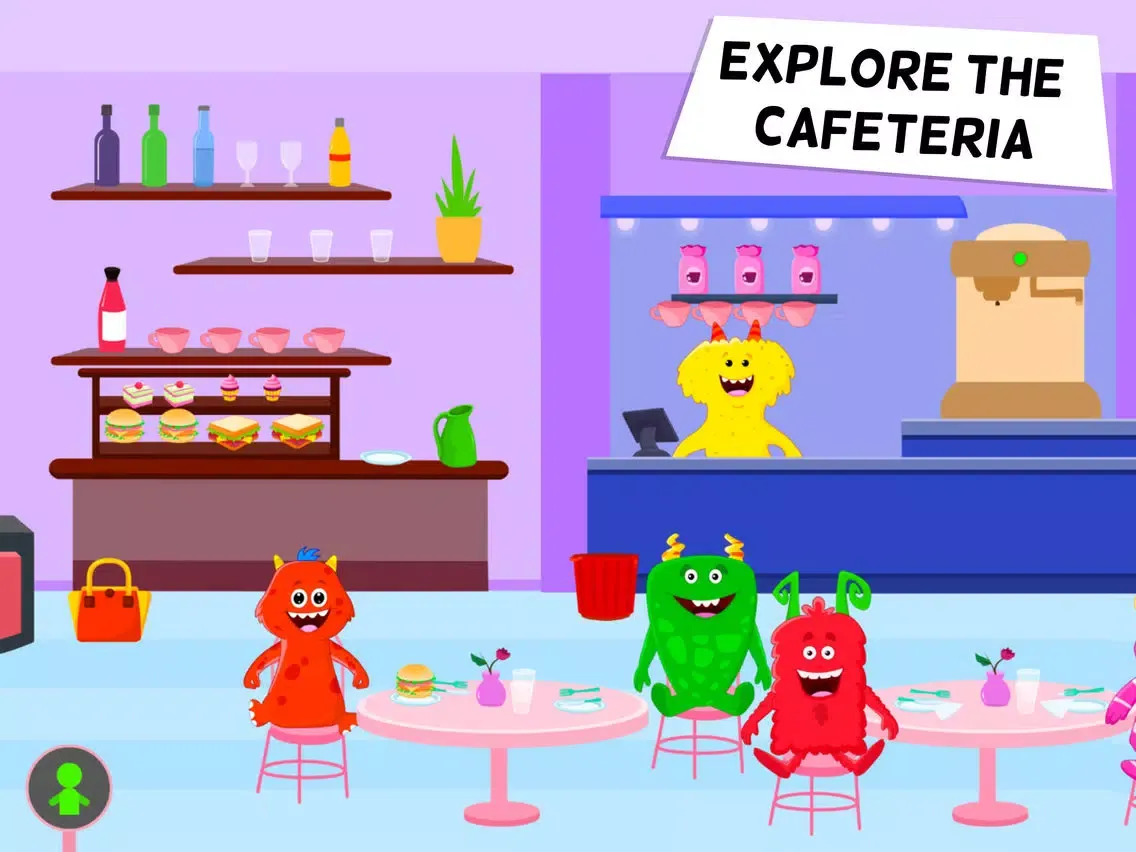 Capturas de tela do My Monster Town: Airport Game iPad 